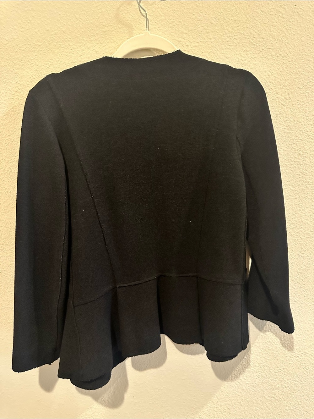 Black Women's Lightweight Open Front Jacket - Unbranded - Picture 3 of 3